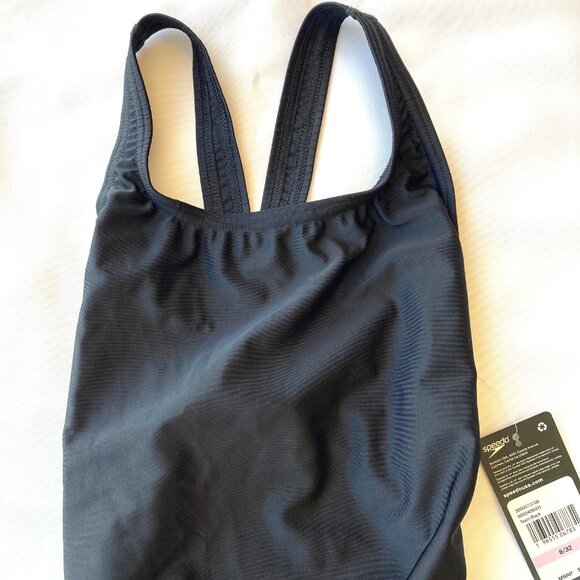 Speedo ProLT Super Proback One Piece Swimsuit Women's 6/32 Black Performance NWT - Picture 4 of 8